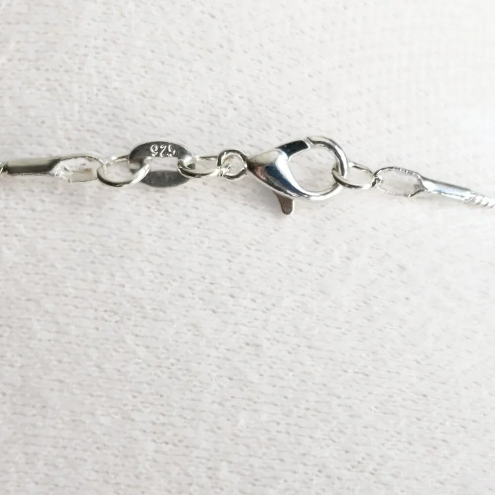 AUSTRALIAN TRIPLET OPAL HEART PENDANT STERLING CHAIN 100% ARTISAN NEWHANDCAFTED - Picture 10 of 10